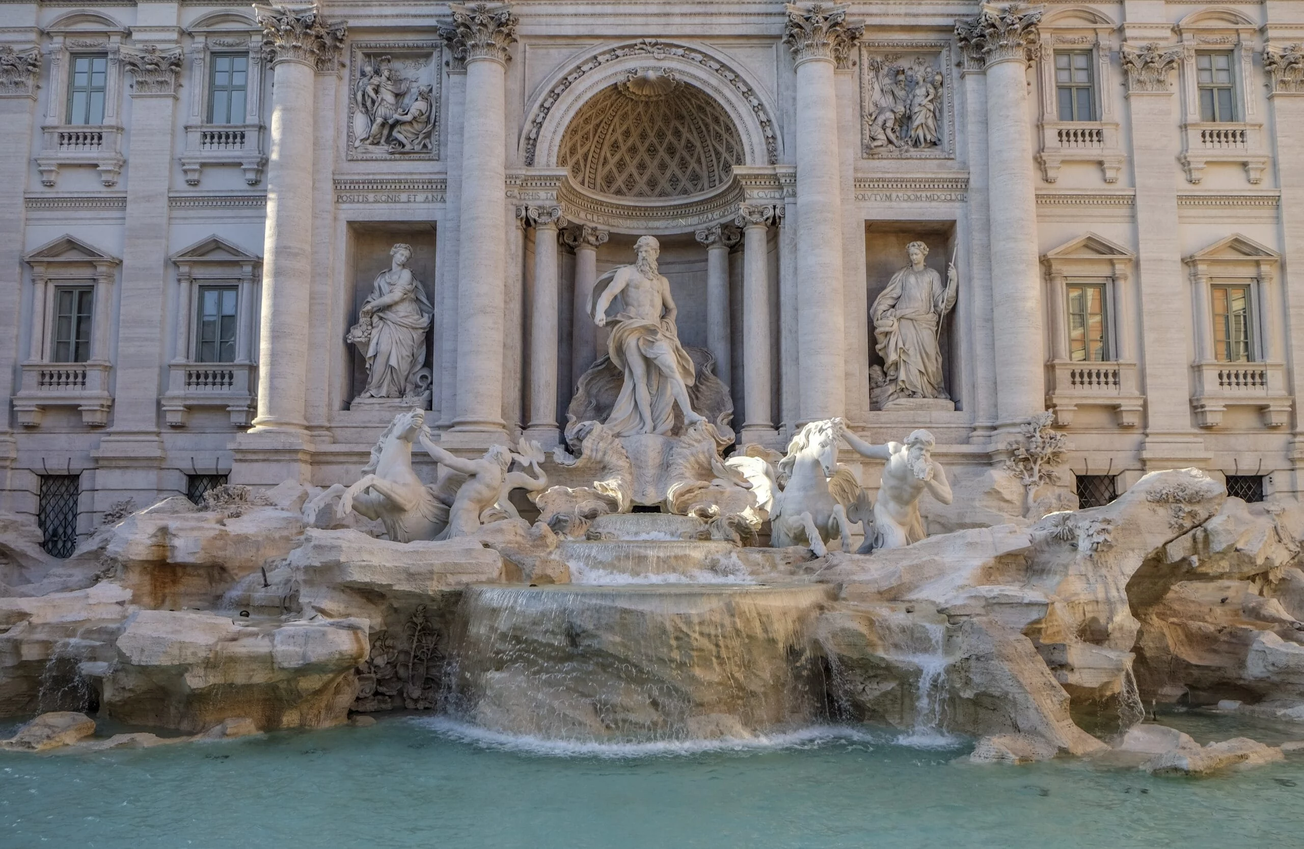 Trevi Fountain. Original Public Domain Image From Wikimedia Commons
